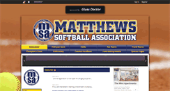 Desktop Screenshot of matthewssoftball.org